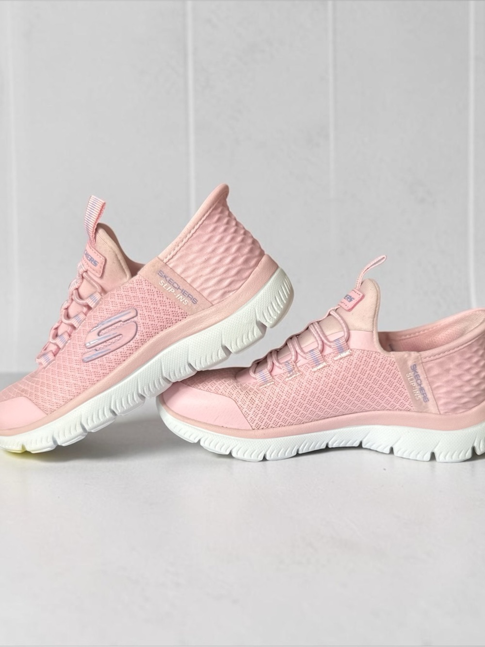 Skechers Kids Hands Free Slip-ins Summits Pink Toddler Shoes Sneakers Size 11T